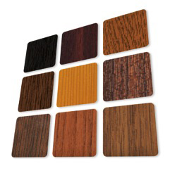 Overzicht kleurenassortiment houtstructuren